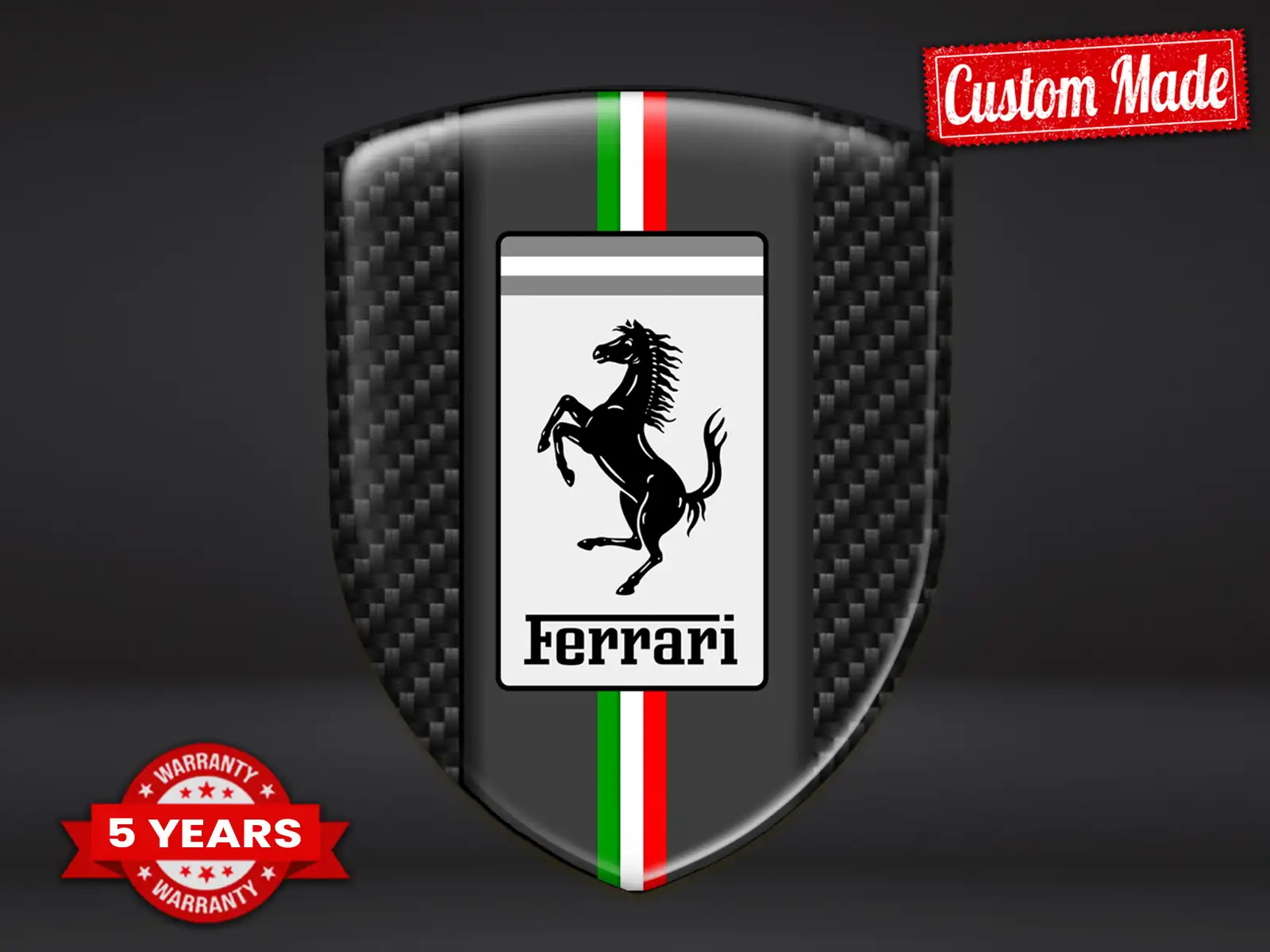 Ferrari Personalized Car Emblems Edition Professional Modern